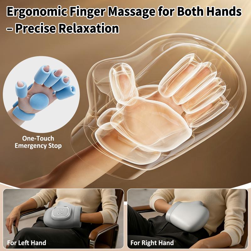 💆 Soothe Tired Hands & Wrists – Air Compression Massager with 3 Modes, 5 Intensities & Auto Timer. 50% Off