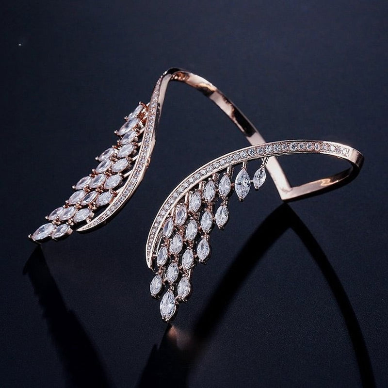 ✨New Year Offer💖✨Ring And Bracelet In Alloy With Angel Wings