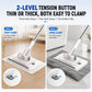 🧹50% OFF NOW! Auto-Clamp Flat Mop with Stainless Steel Extended Handle – One-Click Release Floor Mop, Works With Old Towels, Reusable Mop for Household Hard Surface Cleaning
