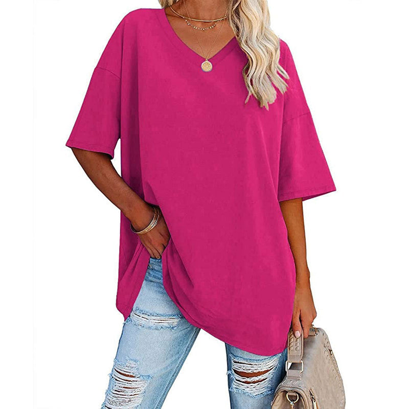 🌷2026 Limited Sale 50% Off🌷Ladies V-Neck T-Shirt🚀Buy 3 Free shipping🚀