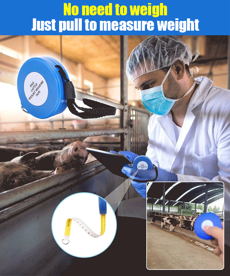Animal Weight Measuring Tape for Cattles & Pigs