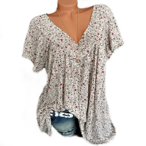 👕 50% OFF NOW! 🌸 Spring Fashion Print Short Sleeve – Lightweight Fabric, Vibrant Prints & Casual Fit 👚