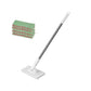 🧹50% OFF NOW! Auto-Clamp Flat Mop with Stainless Steel Extended Handle – One-Click Release Floor Mop, Works With Old Towels, Reusable Mop for Household Hard Surface Cleaning