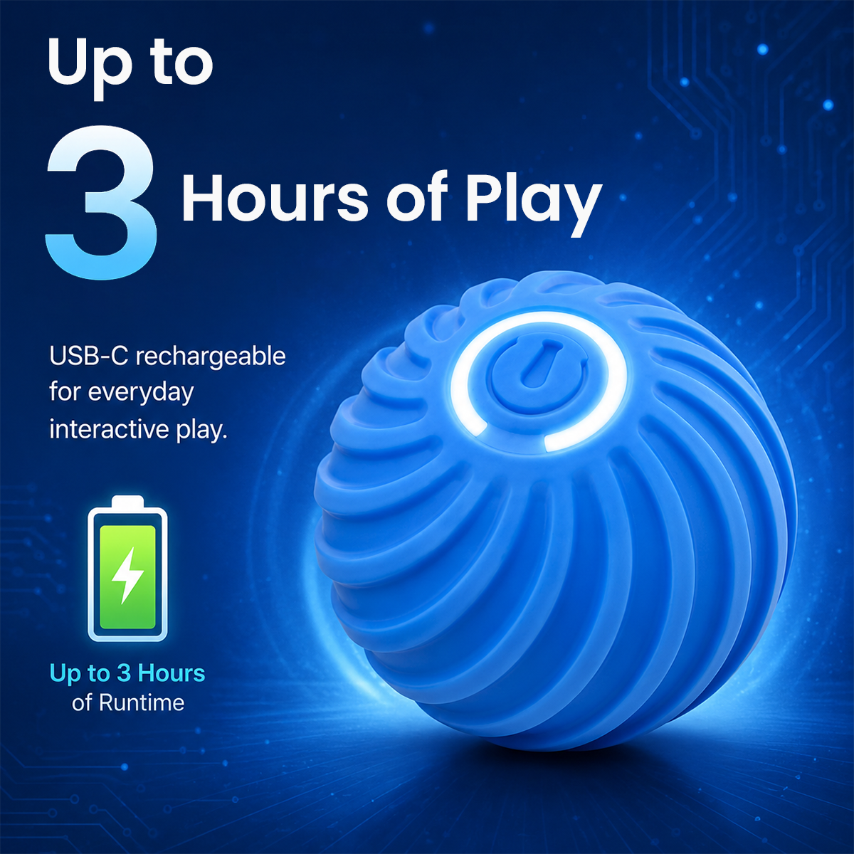 🏆Limited Time Sale 50% OFF 🐶🐾Smart Interactive Bouncing Ball