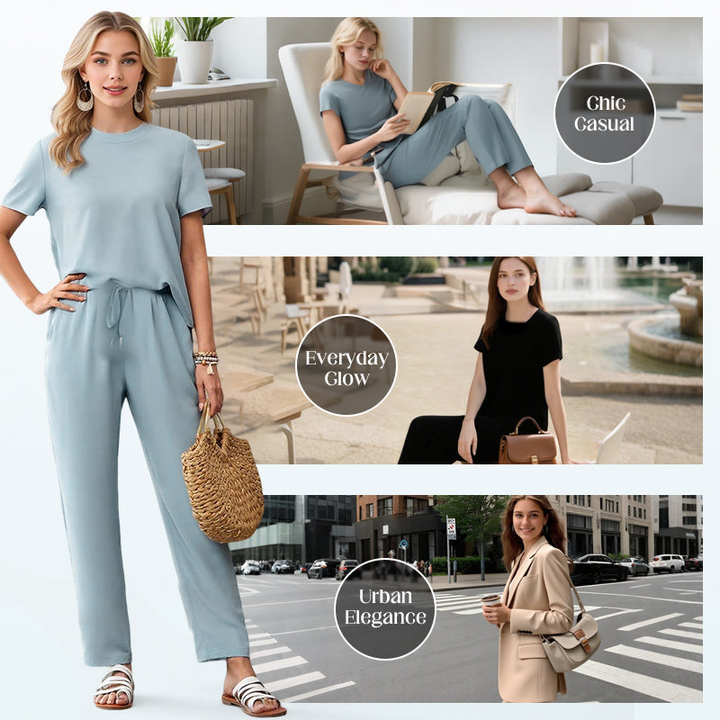🌸New Arrival 50% OFF💖 Women's Soft Casual Top and Pants Set