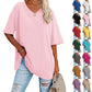 🌷2026 Limited Sale 50% Off🌷Ladies V-Neck T-Shirt🚀Buy 3 Free shipping🚀