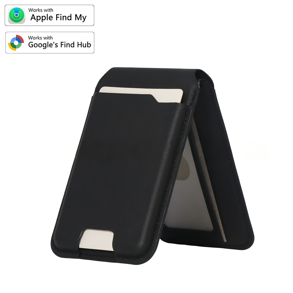 🔥50K+ SOLD!🔥Smart MagSafe Wallet Made of Genuine Nappa Leather – with Apple Find My™ & Google Find Hub™, RFID Protection, and Wireless Charging.
