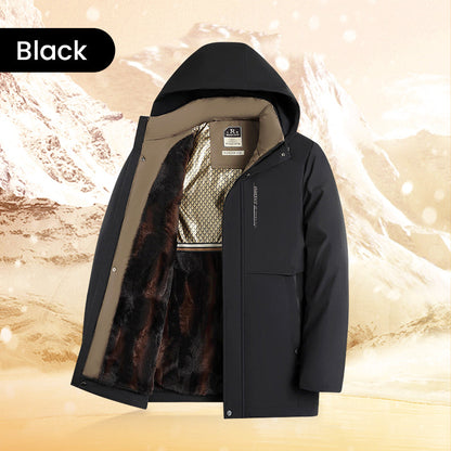 🔥2025 Hot Sale🔥Men’s Thermal Hooded Parka Coat