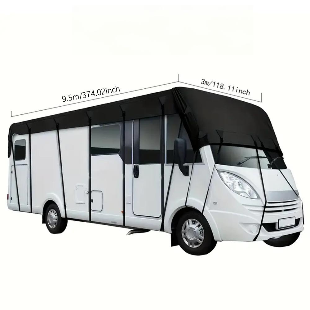 🎃LIMITED-TIME 50% OFF! 🚐Caravan & Motorhome Roof Cover – 210D Oxford with Secure Adjustable Straps