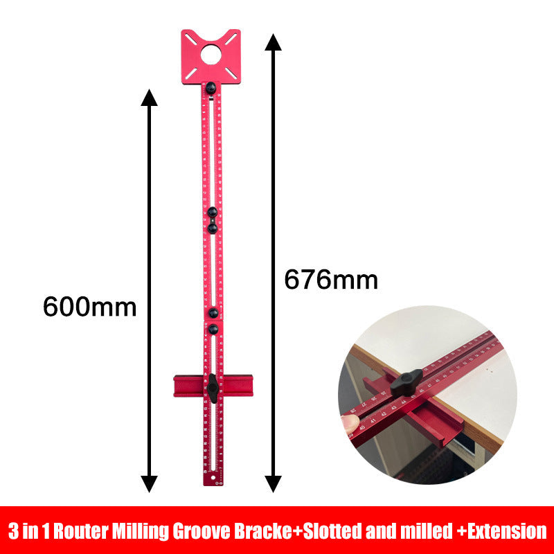 🔧3 in 1 Router Milling Groove Bracke（50% OFF）