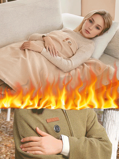 🏆LAST DAY 50% OFF🧣Draagbare USB Verwarmde Deken om te Dragen