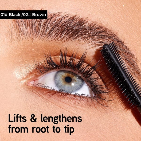 🥳🥳BUY 1 GET 1 FREE:￡8.99!!💞50K+ SOLD!👁️✨✨ Waterproof Fiber Mascara - Intense Length & Curl with Enriched Fibers for Clump-Free Volume All Day 🌟💖💃