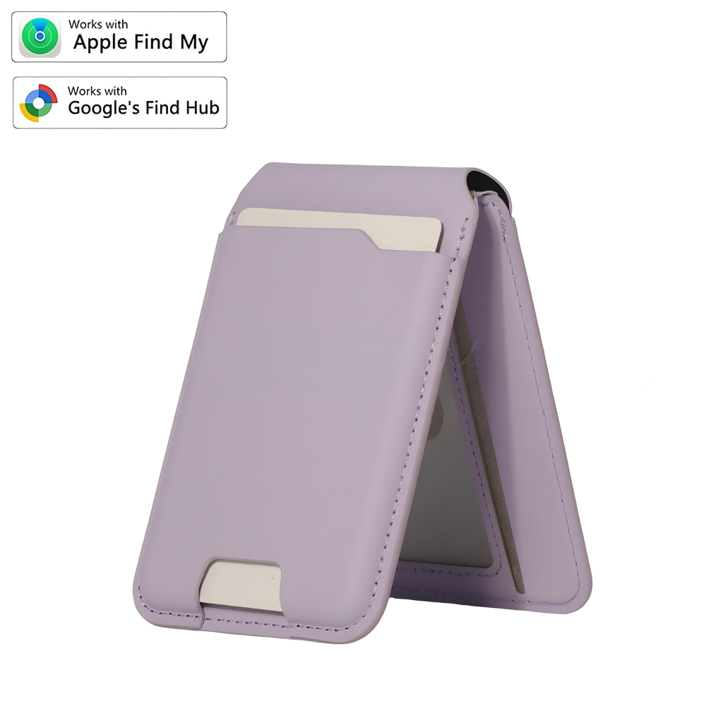 🔥50K+ SOLD!🔥Smart MagSafe Wallet Made of Genuine Nappa Leather – with Apple Find My™ & Google Find Hub™, RFID Protection, and Wireless Charging.