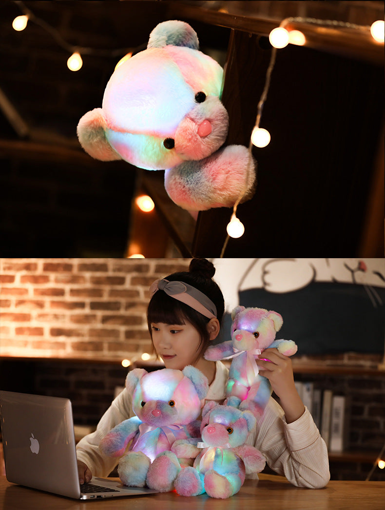 🎄❤️Christmas offer: 66% discount 🧸Teddy bear, colourful LED light, soft toys