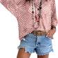 🔥Summer Hot Sale-50% Off!!💕Womens Bohemian-Inspired Beige Crochet Top with V-Neck