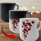 ❤️ Color Changing Heart Handle Ceramic Mug for Valentine's Day ☕