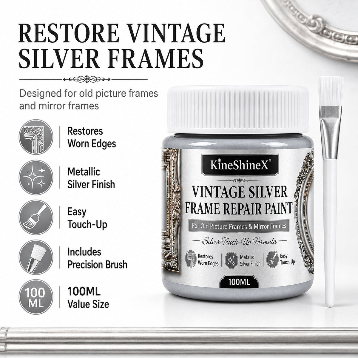 🎁2026 New Arrivals 50% OFF💥Gold/Silver Metallic Refinishing Repair Paste with Brush