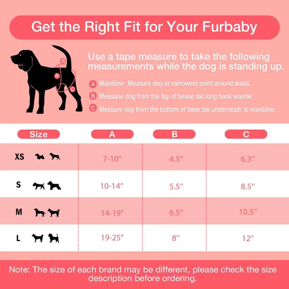 🐾   🐶Washable Pet Diapers for Female Male Dogs, Reusable Doggy Diapers