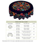 📢📢50% OFF !! ⏰Mexican Floral Tablecloth With Scalloped Edge