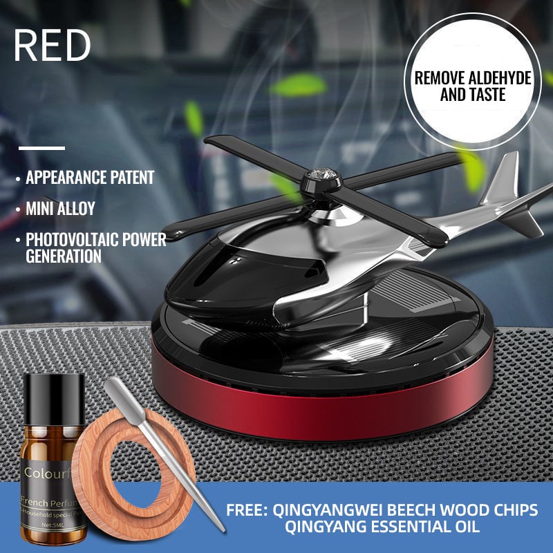 🚁 50% OFF NOW! ⏰ Metal Solar Helicopter Air Freshener – Rotating blades & eco-friendly – Solar-powered, no batteries – perfect for car dashboard or desk – fun & functional 🚗