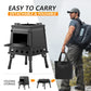 🔥Portable Wood Burning Rocket Stove | 16 Vent Holes Efficient Burn | Outdoor Wood Stove | Foldable Camping Cooker
