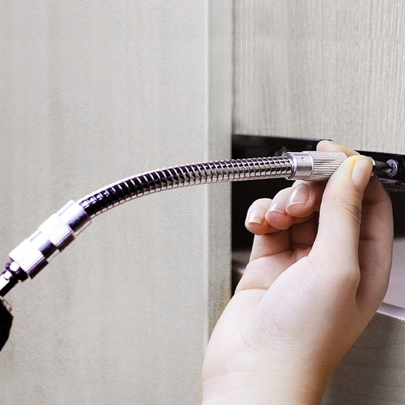 🔥 BUY 1 GET 1 FREE | Flexible Drill Bit Extension – Reach Tight Corners & Angles