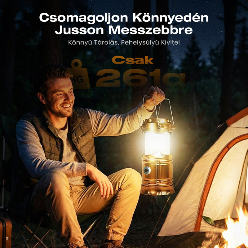 ✨Solar-powered retractable camping lantern⛺️