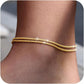 🩷Dainty Layered Waterproof Anklet