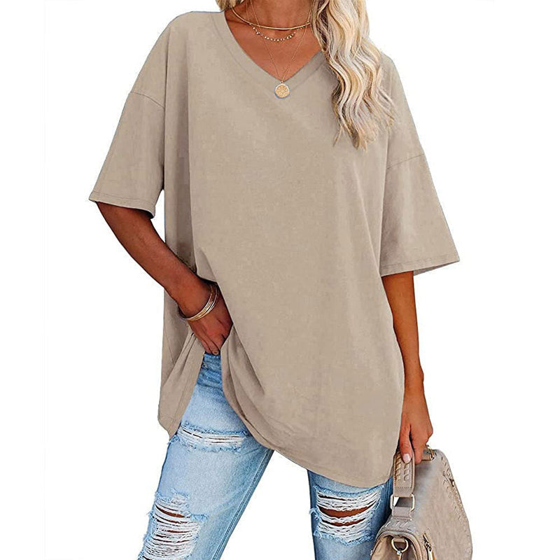 🌷2026 Limited Sale 50% Off🌷Ladies V-Neck T-Shirt🚀Buy 3 Free shipping🚀