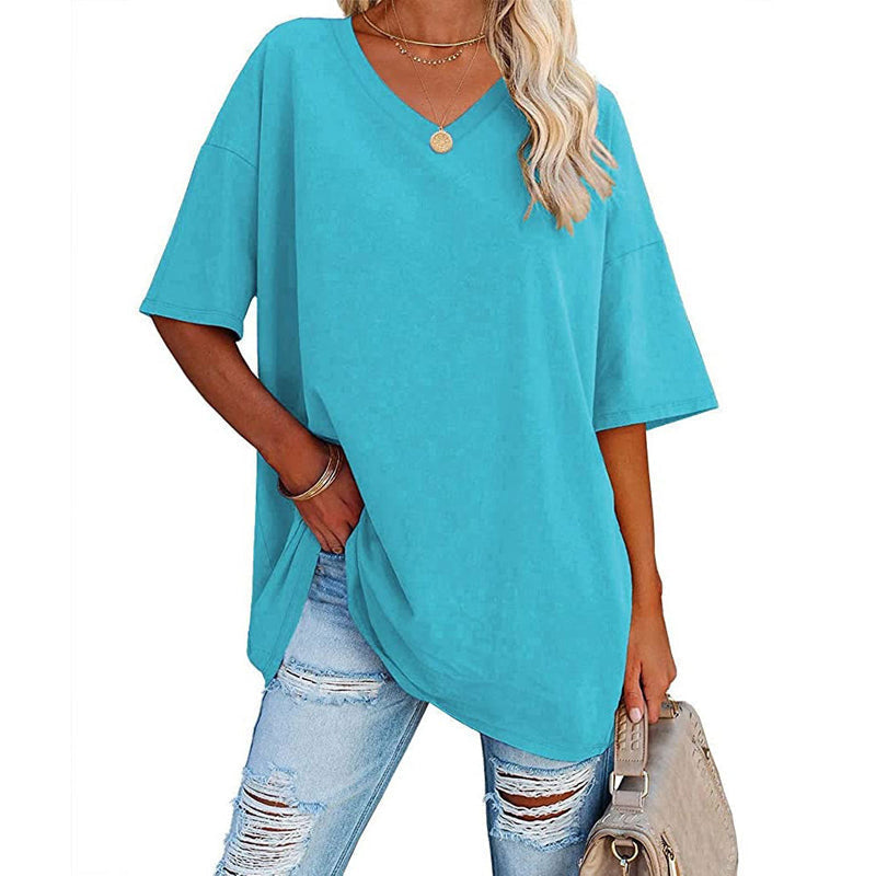 🌷2026 Limited Sale 50% Off🌷Ladies V-Neck T-Shirt🚀Buy 3 Free shipping🚀