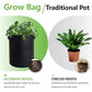 18/26/38L Large Capacity Potato Grow Planter PE Container Bag Pouch Tomato Vegetables Garden Outdoor