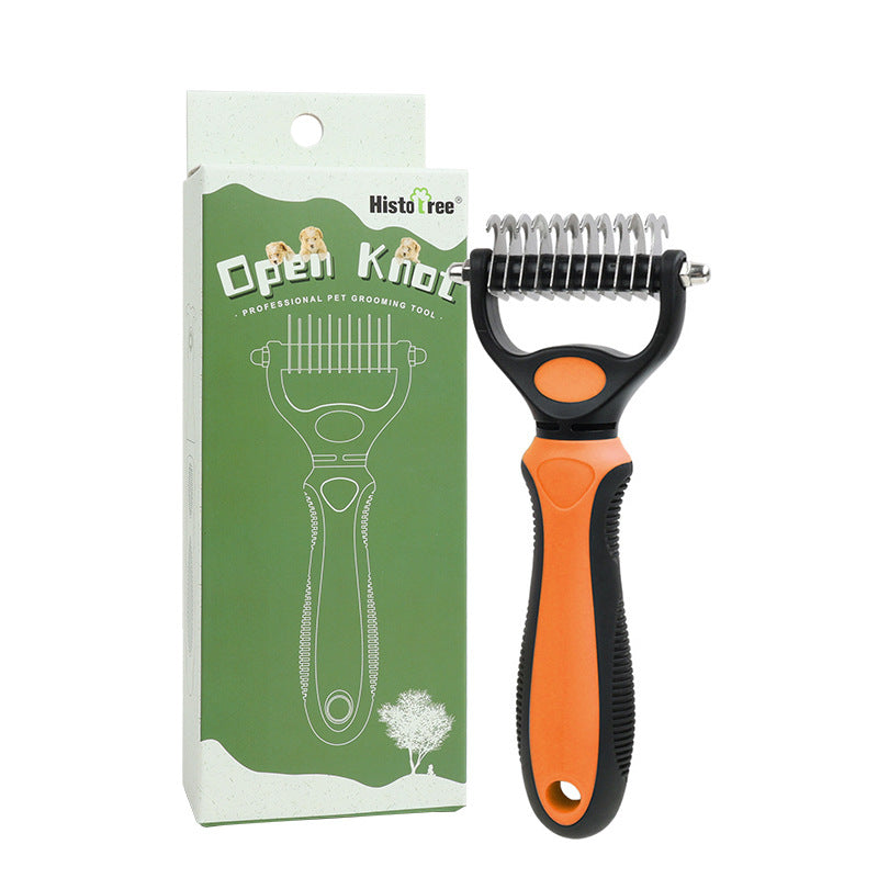 🐾  Last Day Special Price £9.99 !  🏆 Professional Deshedding Tool For Dogs And Cats – Gentle On Skin, Efficient Grooming & Comfortable Grip Design ✂️