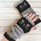 ⚡⚡Christmas Hot Sale 50% OFF!🔥Warm and Cuddly🧤Women's Knitted Fingerless Gloves with Cute Cat Pattern🐱