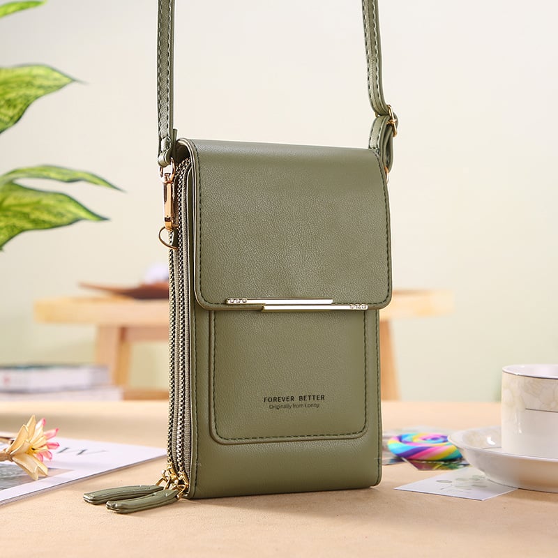 🏆Last Day Promotion：ONLY ￡9.99!!👜 📱 Simple and elegant women's touchscreen crossbody phone wallet(📦 Buy 2 Free Shipping)