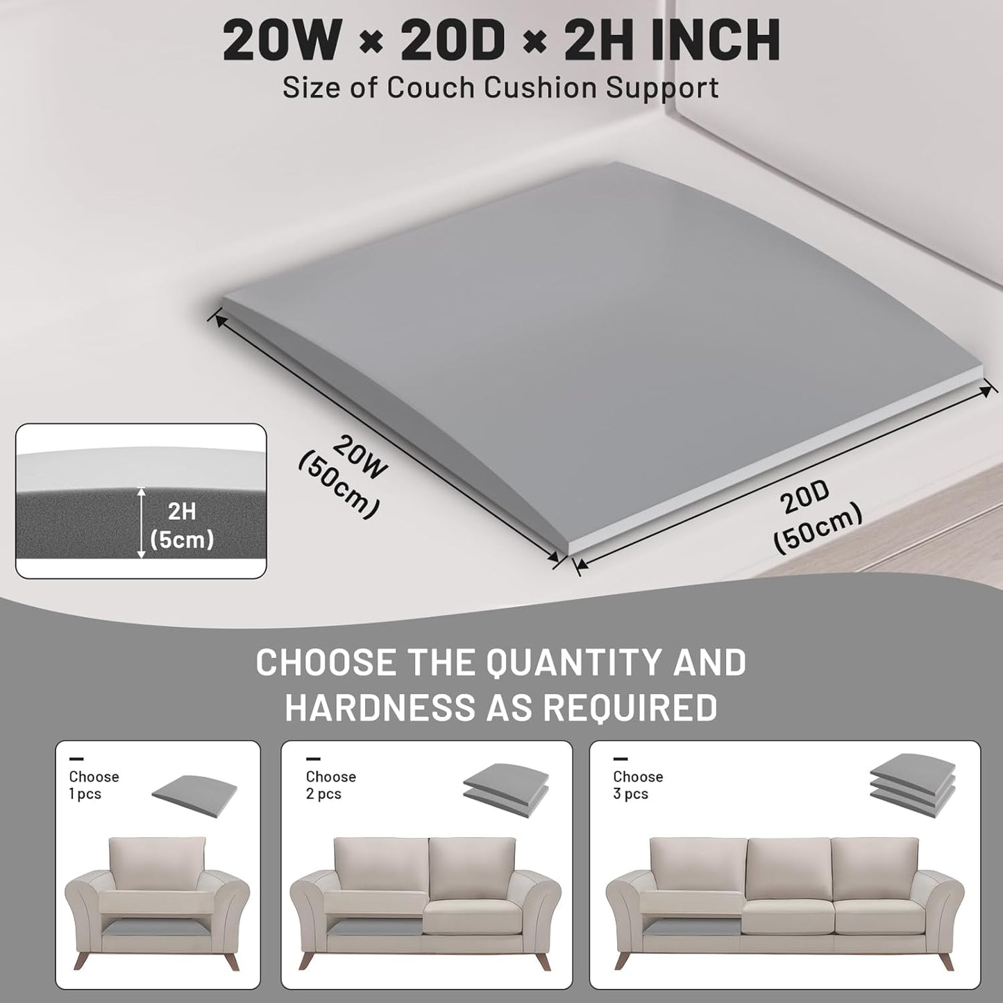🔥Last Day Special Price £12.99!!🛋️Couch Cushion Support For Sagging Seat