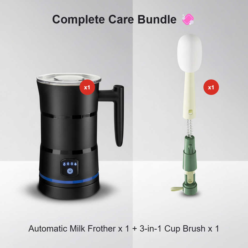 🥛 50% OFF NOW! ⚡ Professional Automatic Foam Maker Electric Milk Frother – Creates Rich Foam, Quiet Operation & Perfect for Lattes & Cappuccinos ☕