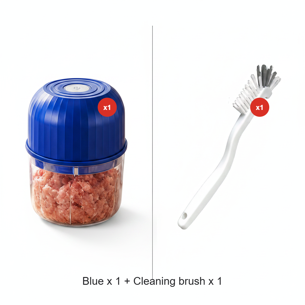 🔥Limited Time 50% OFF🔥Wireless Efficient Electric Mini Food Chopper🧑‍🍳– Robust Motor, Smart Design & Stainless Steel Blades⏱️🔪