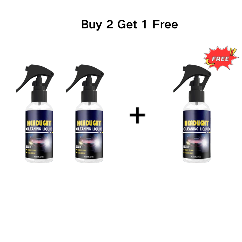 🧼 BUY 5 GET 5 FREE! 💡 Car Headlight Cleaning & Restoration Agent – Scratch Remover, UV Protection & Anti-Yellowing 🚗