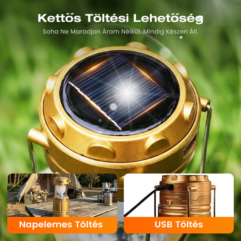 ✨Solar-powered retractable camping lantern⛺️