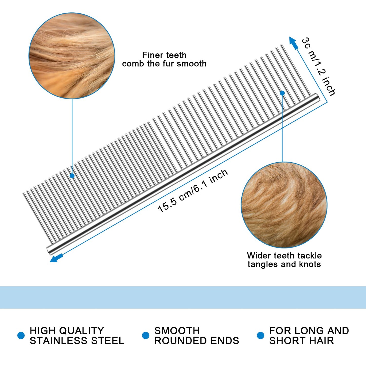 🐾  Last Day Special Price £9.99 !  🏆 Professional Deshedding Tool For Dogs And Cats – Gentle On Skin, Efficient Grooming & Comfortable Grip Design ✂️