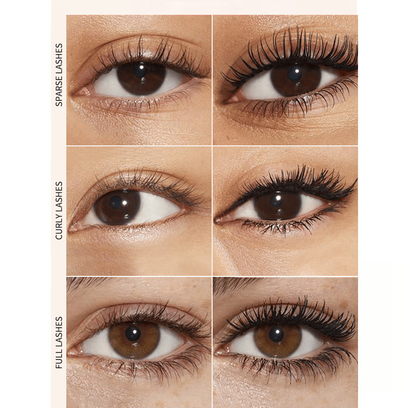 🥳🥳BUY 1 GET 1 FREE:￡8.99!!💞50K+ SOLD!👁️✨✨ Waterproof Fiber Mascara - Intense Length & Curl with Enriched Fibers for Clump-Free Volume All Day 🌟💖💃