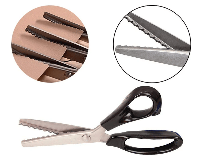 🥳2026 HOT SALE🥳💞50K+ SOLD! ✂️🧵 50% OFF! Serrated Sewing Scissors – zigzag blades stop fabric fraying. Ultra-sharp stainless steel cuts clean to the tip – perfect for quilting, sewing & crafts! 🪡✨