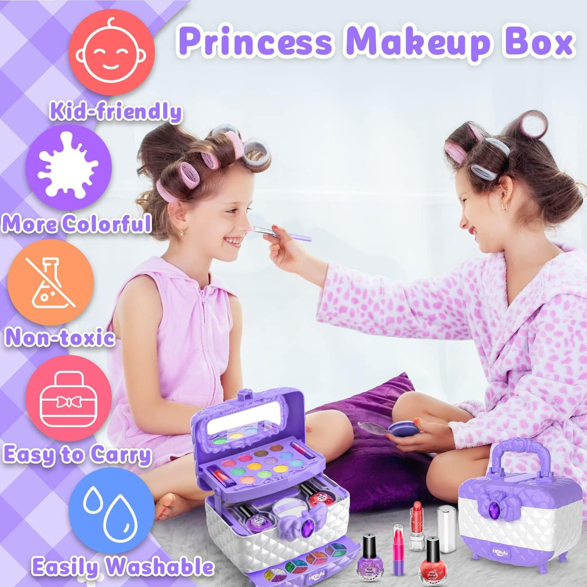 💄 Save 50%! 🧒 Kids Washable Makeup Kit – Safe, fun & easy to clean ✨
