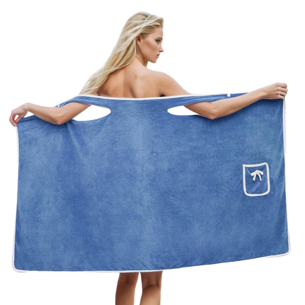 💥 50% OFF! ✨ Plus Size Women's Wearable Shower Skirt – Secure 2-Button Design, Super-Soft Coral Fleece & Quick-Dry Absorbent – Full Coverage That Stays Put, No Awkward Towel Drops 🚿