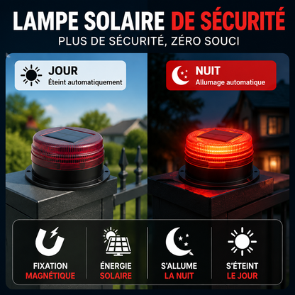 Solar-Powered Flashing Light
