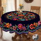 📢📢50% OFF !! ⏰Mexican Floral Tablecloth With Scalloped Edge