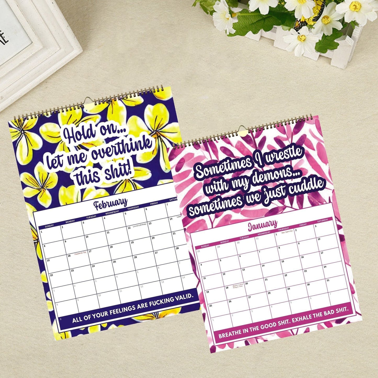 ⏳BLACK FRIDAY SALE 50%OFF✨2026 Sweary Mental Health Calendar