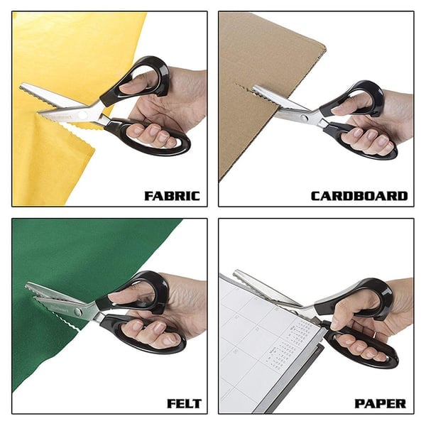 🥳2026 HOT SALE🥳💞50K+ SOLD! ✂️🧵 50% OFF! Serrated Sewing Scissors – zigzag blades stop fabric fraying. Ultra-sharp stainless steel cuts clean to the tip – perfect for quilting, sewing & crafts! 🪡✨