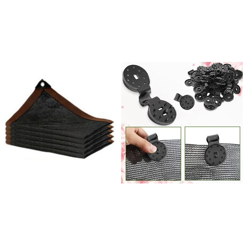 UV-Blocking HDPE Shade Net with Grommets