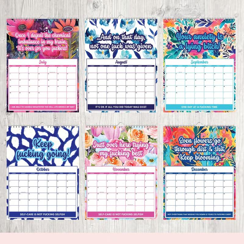 ⏳BLACK FRIDAY SALE 50%OFF✨2026 Sweary Mental Health Calendar